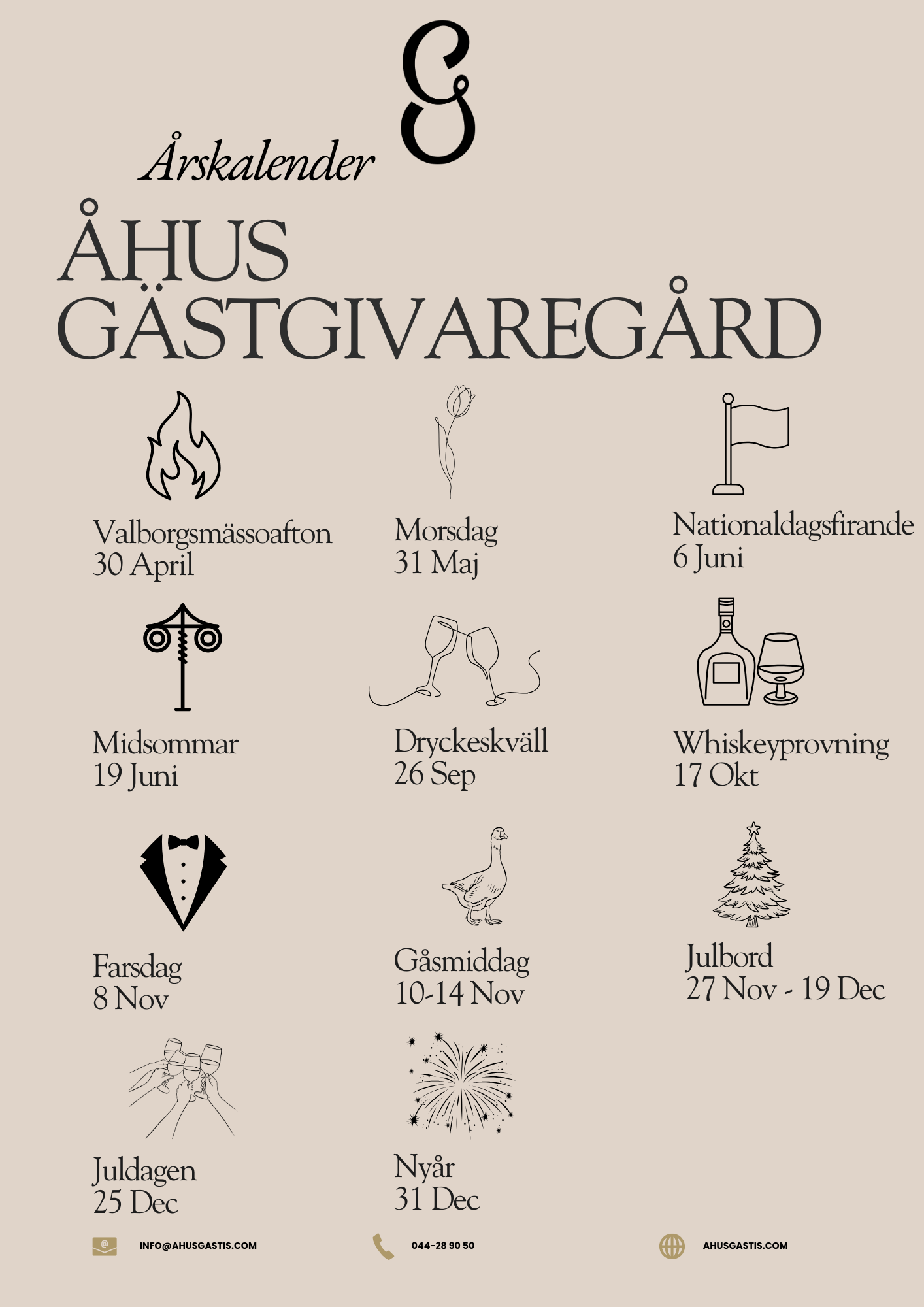 Årskalender- Åhus Gästgivaregård (1)